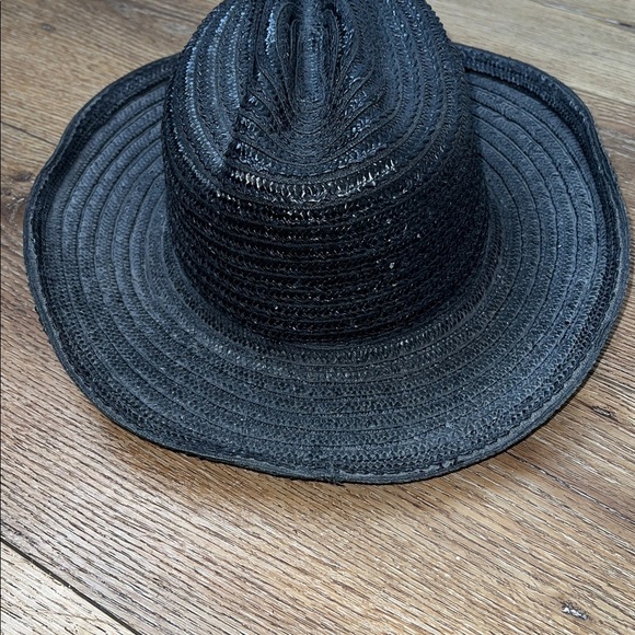 Eric Javits Black Signed Straw Hat main image 7